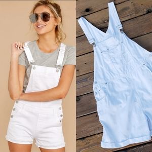 oversized overalls shorts